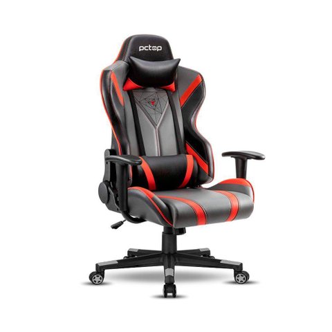 Cadeira Gamer Pctop Spider Vermelha X-2577 Preto com Vermelho