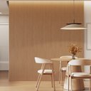 Ver imagem 1 de Kit 4 Placas de Painel Ripado Toronto 250cm x 58cm x 3,3mm (Rende 5,8m²) Ecorevest Marrom/Itapuã