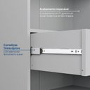 Ver imagem 6 de Cristaleira 2 Portas Reflecta 70cm Nara CabeCasa MadeiraOriginals