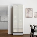 Ver imagem 2 de Cristaleira 2 Portas Reflecta 70cm Nara CabeCasa MadeiraOriginals