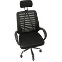 Ver imagem 4 de Cadeira Escritório Giratória Tela Mesh Reclinável Ajustável