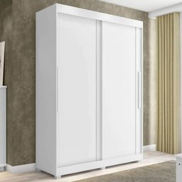 Guarda-roupa 2 Portas 3 Gavetas Assis Branco - Lanza - 1