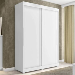 Guarda-roupa 2 Portas 3 Gavetas Assis Branco - Lanza