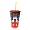 Copo Canudo Infantil Mickey Rosto 450ml Disney - 1