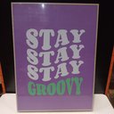 Ver imagem 5 de Quadro Decorativo Enfeite Parede Casa Home&co Mdf 40x30x3cm Lilás