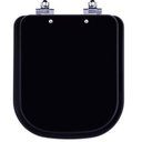 Ver imagem 1 de Assento Sanitário Laqueado Soft Close Debba Matte Black para Vaso Roca