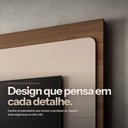 Ver mais imagens de Estante de TV 70 pol 180cm Mabel Off White/Castanho H01 - D’Rossi