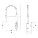 Ver imagem 7 de Misturador Monocomando de Cozinha 2253 Spin One Gourmet Deca