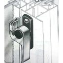 Ver imagem 5 de FECHO JAPONES CARACOL TRINCO 751 D/E PRETO JANELA PORTA LINHA 16 OU 25 PAR
