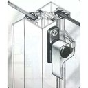 Ver imagem 6 de FECHO JAPONES CARACOL TRINCO 751 D/E PRETO JANELA PORTA LINHA 16 OU 25 PAR