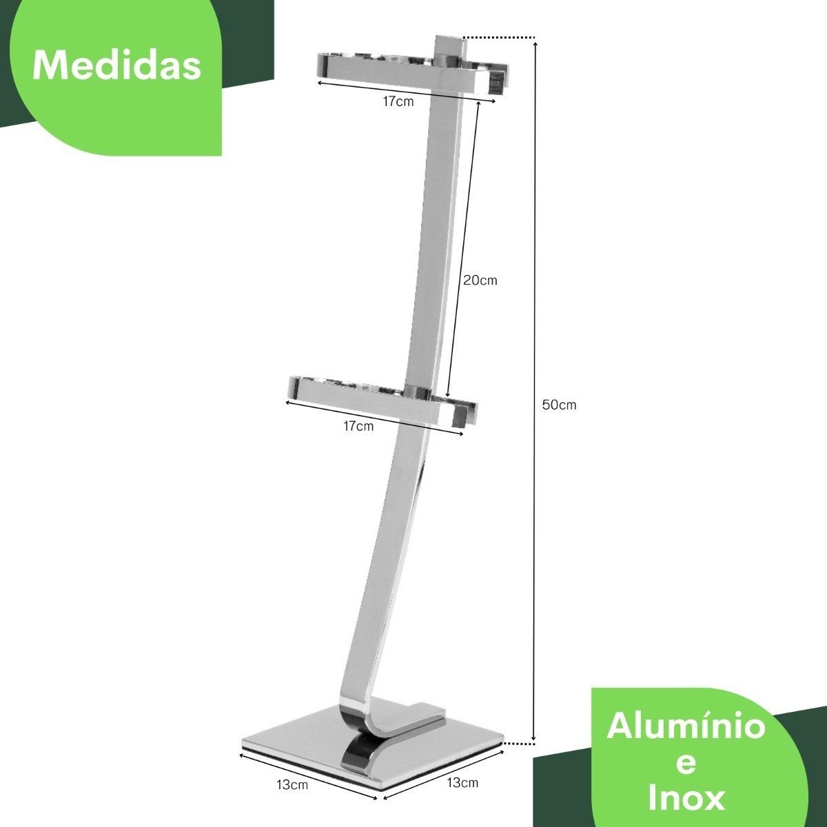 Porta Papel Higiênico de Chão com Reserva Cromado Fs - 5