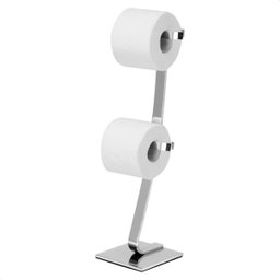 Porta Papel Higiênico de Chão com Reserva Cromado Fs - 2