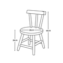 Ver imagem 5 de Conjunto Infantil com 4 Cadeiras Miami Jm Móveis