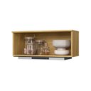 Ver imagem 2 de Armário Aéreo Cozinha 80 Cm Copenhague 1 Porta Ipê - Decibal