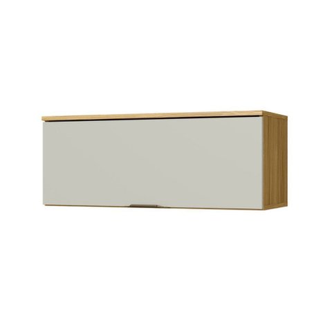 Armário Aéreo Cozinha 80 Cm Copenhague 1 Porta Ipê - Decibal