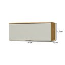 Ver imagem 3 de Armário Aéreo Cozinha 80 Cm Copenhague 1 Porta Ipê - Decibal