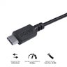 CABO PARA CELULAR USB TIPO C 2.0 PARA USB TIPO C / TYPE C 2 METROS PRETO - PUCP-02 - 2