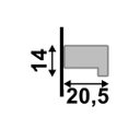 Ver imagem 2 de Acabamento Ripado Waves de Poliestireno Ouro Santa Luzia:ouro