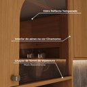 Ver imagem 7 de Cozinha Completa Venaly 12 Portas 2 Gavetas com Vidro Cinamomo/Off White - Henn