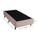 Ver imagem 2 de Cama para Box Solteiro Barcelona Bege 88x188 Apolospuma