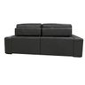 Sofá Retrátil e Reclinável de Couro Atami 2,30 M Graphite - Mempra Design - 4
