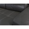 Sofá Retrátil e Reclinável de Couro Atami 2,30 M Graphite - Mempra Design - 5