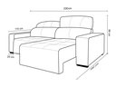 Ver imagem 7 de Sofá Retrátil e Reclinável de Couro Atami 2,30 M Graphite - Mempra Design