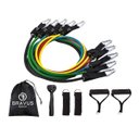 Ver imagem 1 de Kit Elástico Extensor Tubing Premium Bravus Sport