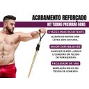 Ver imagem 4 de Kit Elástico Extensor Tubing Premium Bravus Sport