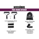 Ver imagem 3 de Kit Elástico Extensor Tubing Premium Bravus Sport