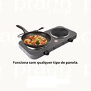 Ver imagem 4 de Fogareiro Elétrico 2000w 2 Bocas 110v Ck6627 - Clink