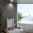 Ver imagem 2 de Porta Toalha Aquecido Essencial Mobile Branco Conceito 220v 53x76x26cm - Aquece Metais