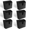 Kit 6 Suportes Porta Guardanapo de Mesa para Restaurantes Lancherias UZ Slim Pretos - 1