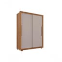 Ver imagem 1 de Guarda Roupa 2 Portas 2 Gavetas Panamá Salleto Cinamomo/off White
