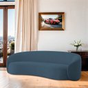 Ver imagem 2 de Sofá 3 Lugares 200cm Orgânico Luxo Recepção Amore Linho
