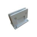 Ver imagem 2 de 1012 - 2 Dobradiças Central para União Vidro Alvenaria para Porta Blindex - Branco