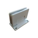 Ver imagem 3 de 1012 - 2 Dobradiças Central para União Vidro Alvenaria para Porta Blindex - Branco