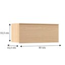 Ver imagem 3 de Armário Aéreo 1 Porta Basculante 80 Cm Andria 5600 Móveis Sul