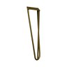Kit 4 Pés de Metal 25 CM Hairpin Legs Rack e Puffs Dourado - 5