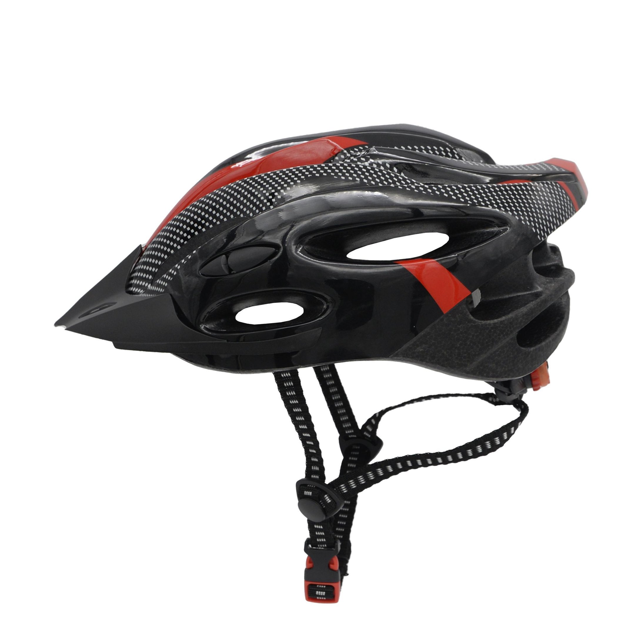 Capacete Ciclismo Speed Preto/vermelho com Led Traseiro - 3