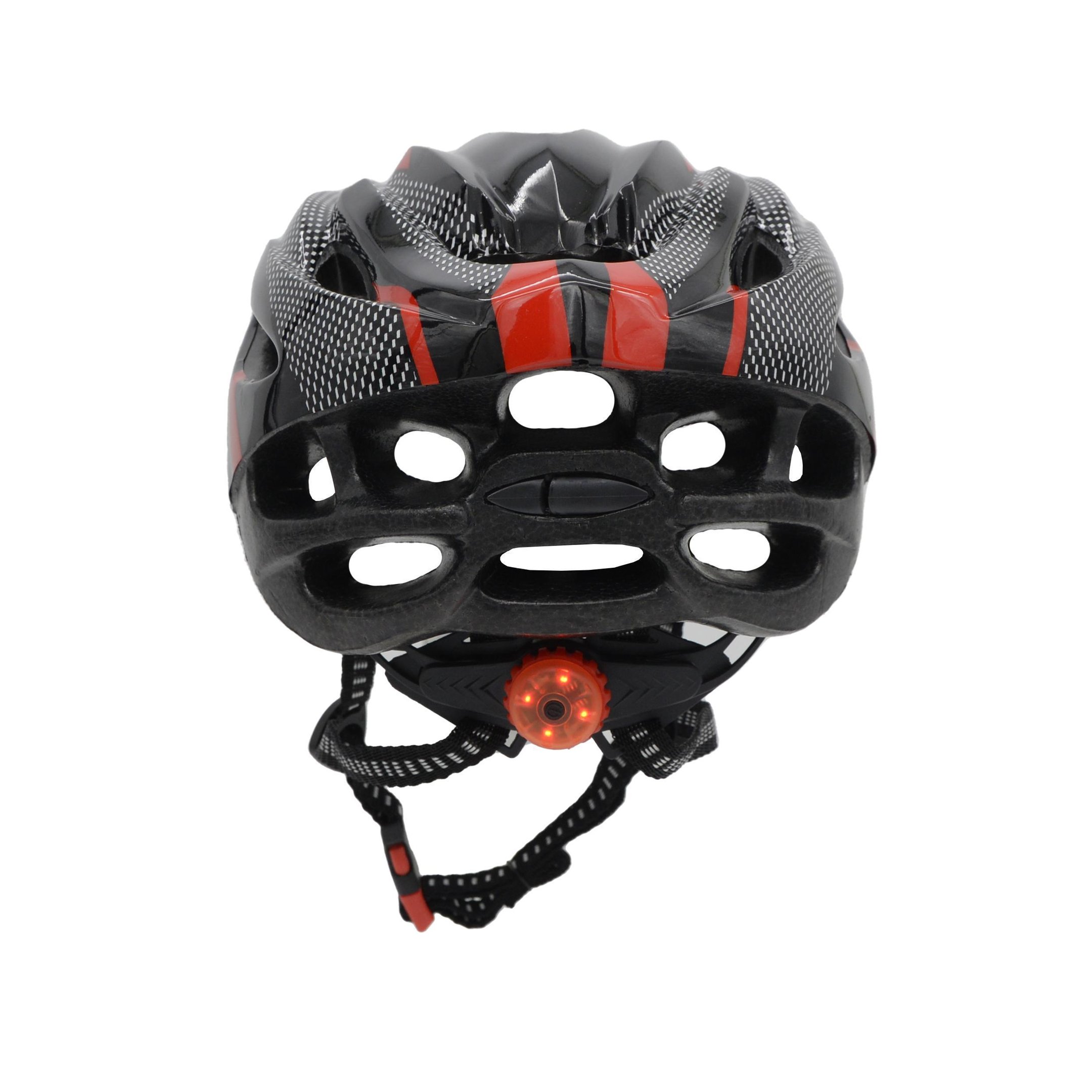 Capacete Ciclismo Speed Preto/vermelho com Led Traseiro - 4