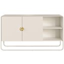 Ver mais imagens de Aparador Buffet para Sala de Jantar 2 Portas Industrial 135cm Alek A03 Off White - Lyam Decor