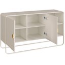 Ver imagem 7 de Aparador Buffet para Sala de Jantar 2 Portas Industrial 135cm Alek A03 Off White - Lyam Decor