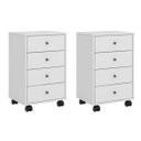 Ver imagem 1 de Kit 2 Gaveteiros 4 Gavetas Presence