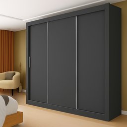 Guarda-Roupa Casal 3 Portas 4 Gavetas 185,5cm Viena Yescasa - 1