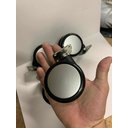 Ver imagem 2 de Roda Rodinha Rodízio Escovado Chapa 4 Peças