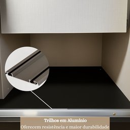 Guarda-Roupa Casal com Espelho 3 Portas 4 Gavetas 185,5cm Viena Yescasa - 9