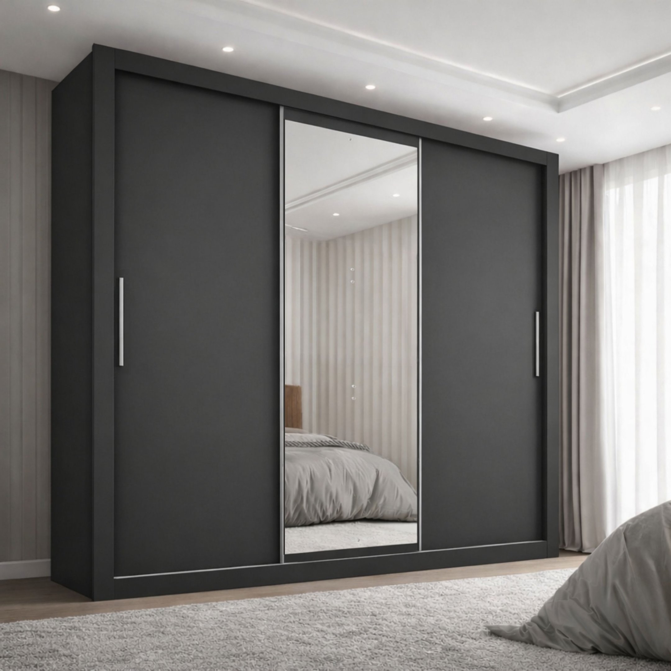 Guarda-Roupa Casal com Espelho 3 Portas 4 Gavetas 185,5cm Viena Yescasa é boa?