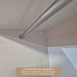 Guarda-Roupa Casal com Espelho 3 Portas 4 Gavetas 185,5cm Viena Yescasa - 6