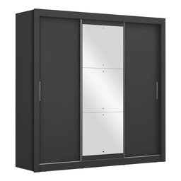 Guarda-Roupa Casal com Espelho 3 Portas 4 Gavetas 185,5cm Viena Yescasa - 2